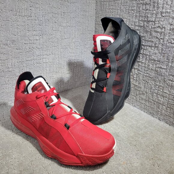 Adidas Dame 6 Men's Size 13 US Scarface Red White Black Lace Up Sneakers FY0850 - Picture 11 of 12